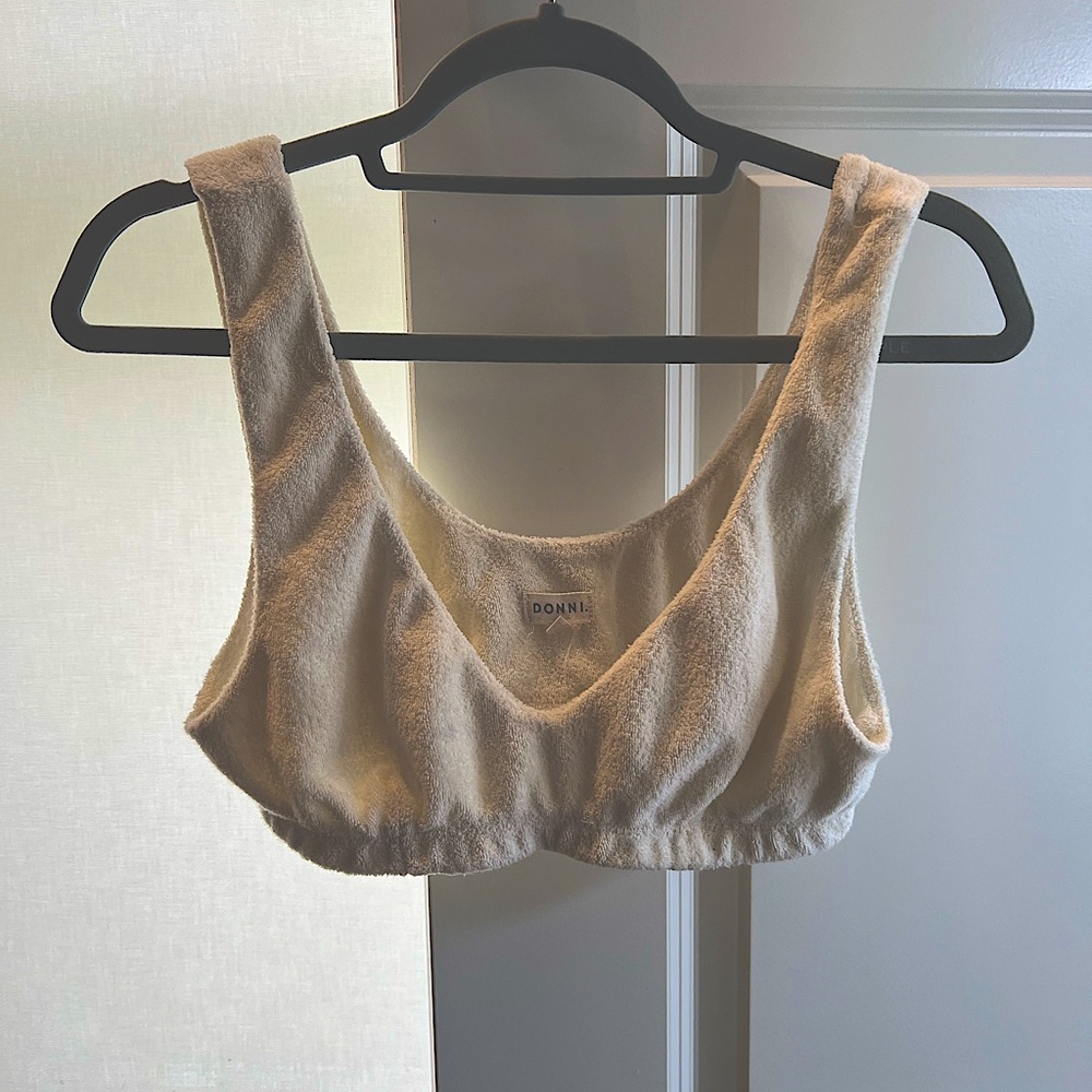 Donni terrycloth bralette